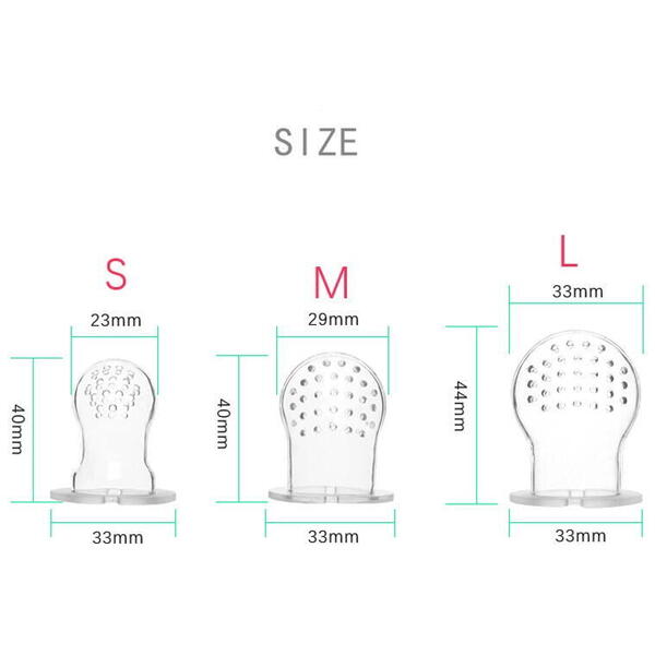 Suzeta pentru diversificarea hranei, pentru fructe si legume, silicon moale, Mov, Marimea M