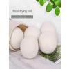 Set 6 Bile din Lana 100% pentru Uscator - Natural, Reutilizabil, Reduc Cutele de Imbracaminte, Economiseste Timpul de Uscare, Alternativa la Bilele de Plastic si Balsamul Lichid, Saculet Depozitare, Anti-electrizare, 6 cm, Alb