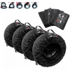 13-16 Inch Set 4 huse pentru anvelope/cauciucuri, cu maner, impermeabil, pentru dimensiunea 13-16