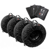 13-16 Inch Set 4 huse pentru anvelope/cauciucuri, cu maner, impermeabil, pentru dimensiunea 13-16