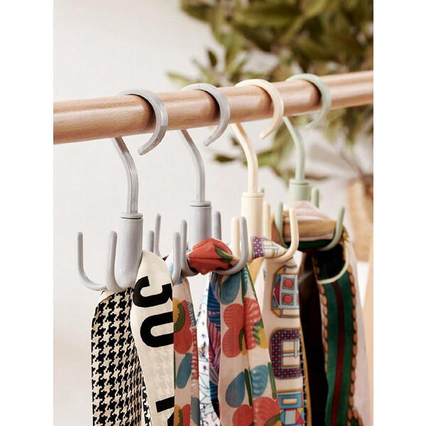 Agatatoare geanta si accesorii, tip carlig, cu 4 prinderi