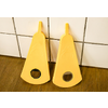 Desfacator multifunctional pentru conserve/sticle/borcane, ABS/Cauciuc, Galben
