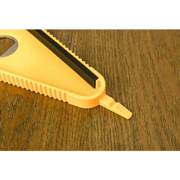 Desfacator multifunctional pentru conserve/sticle/borcane, ABS/Cauciuc, Galben