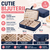 Cutie organizatoare bijuterii, Poliuretan, 16x11x5cm