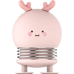Lampa de noapte, de veghe, pentru copii sau bebelusi, Portabila, Baterie Reincarcabila  300mAh, Rose