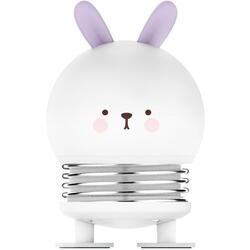 Lampa de noapte, de veghe, pentru copii sau bebelusi, Portabila, Baterie 300mAh, Alb