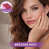 Bratara Inox Cu Margele, Argintiu