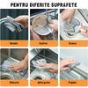 Lavete multifuncționale din microfibra metalica, 20x20cm, Set 5 buc