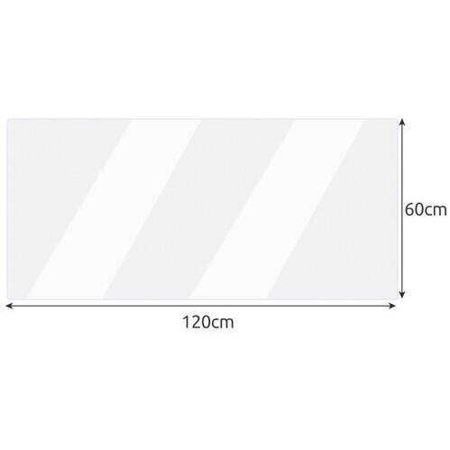 Protectie transparenta pentru masa, 120x60 Cm, 1mm Grosime