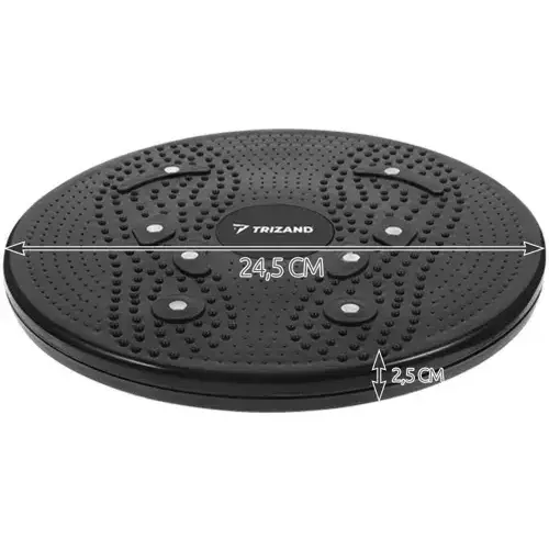 TRIZAND Disc rotativ pentru fitness, pentru tonifierea abdomenului, subtierea soldurilor si a coapselor