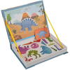 Carte tip Puzzle Magnetic , Set 36 magneti, 6 Cartonase Duble, Tema Dinozauri