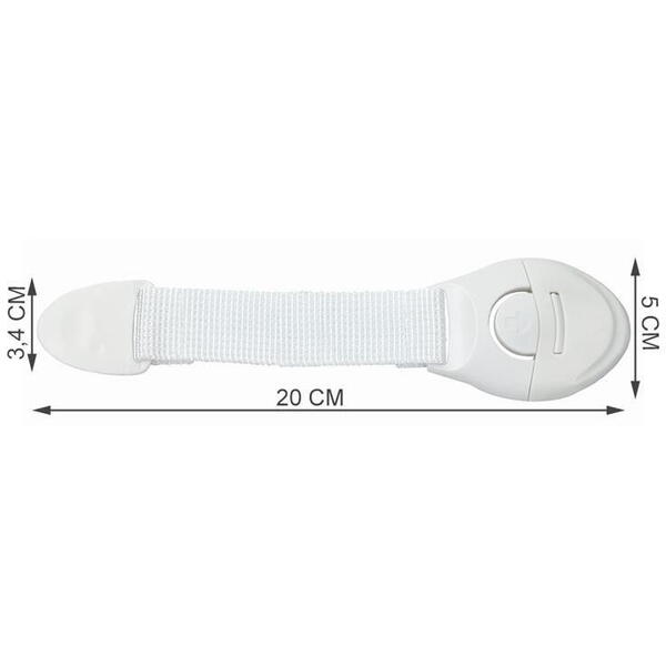 OFERTA 5+5 GRATIS Siguranta usi copii, Blocator Sertare, Usa Cuptor, Frigider, Congelator, Dulap, Deschidere Accidentala, Adeziv Puternic, Fara Urme Dupa Indepartare, Alb