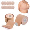 Set plasturi/banda adeziva ridicare sani, culoare bej