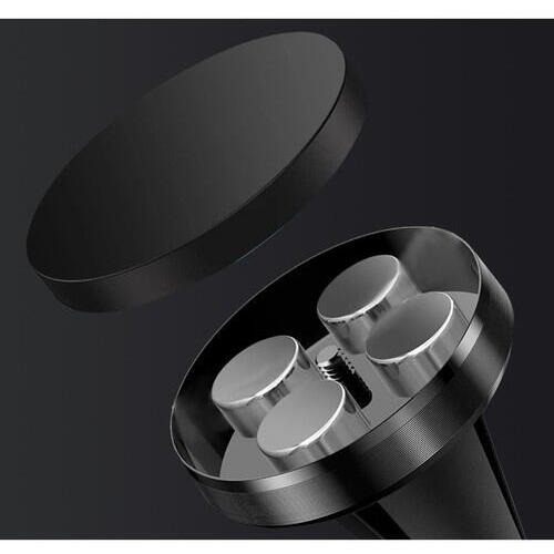 Suport auto magnetic pentru telefon, Reglabil 90°, Prindere aeroterma, Rotire 360 grade, 4.5 x 3.4 x 3.4 cm