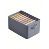 Organizator imbracaminte cu 9 compartimente pentru blugi, pulovere, camasi, 44x30x20 Gri