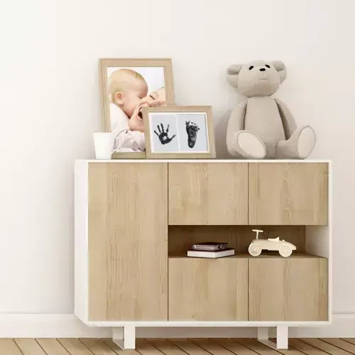 Kit amprenta cu tus non-toxic, pentru maini si picioare bebelusi