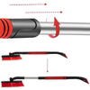 Racleta Auto Telescopica ,Lungime Reglabila de la 80 la 95 cm, Eficineta si Rezistenta, Razuitoare Detasabila, Prietenos cu Vopseaua Masinii, Negru/Rosu