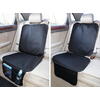 Husa protectie pentru scaunul auto, Material Impermeabil, Anti Alunecare, Montaj Rapid, Usor de Curatat, 2 Buzunare, Negru