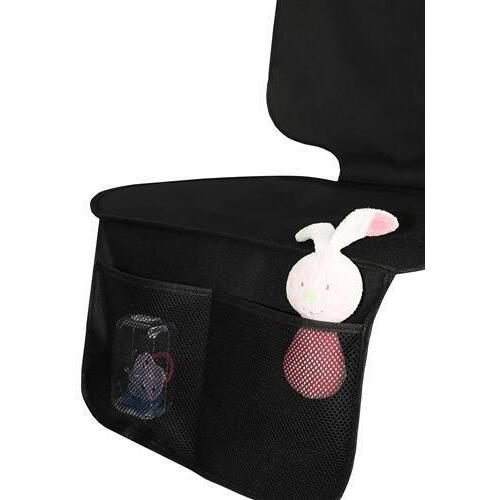 Husa protectie pentru scaunul auto, Material Impermeabil, Anti Alunecare, Montaj Rapid, Usor de Curatat, 2 Buzunare, Negru