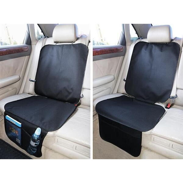 Husa protectie pentru scaunul auto, Material Impermeabil, Anti Alunecare, Montaj Rapid, Usor de Curatat, 2 Buzunare, Negru