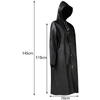 Pelerina de Ploaie Impermeabila , Lungime 110 cm, Confectionata din Material EVA, Prindere cu Capse, Gluga cu snur, Ideal pentru Camping, Drumetii, Pescuit