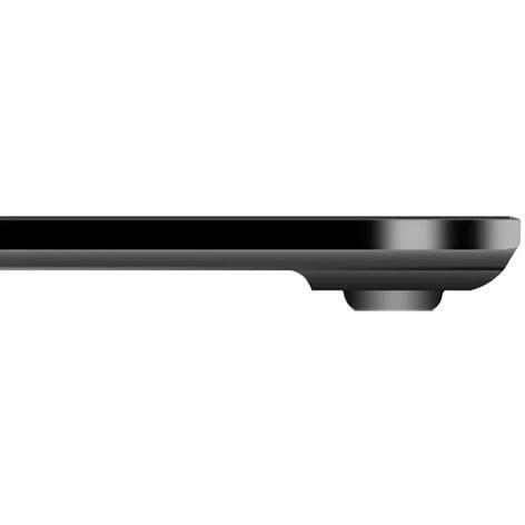 Cantar corporal inteligent, cu diagnostic si termometru, Bluetooth, App pentru fitness, din sticla securizata, LCD, negru