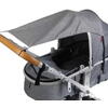 Parasolar, Protectie pentru Landou si Carucior, 72 cm, Gri