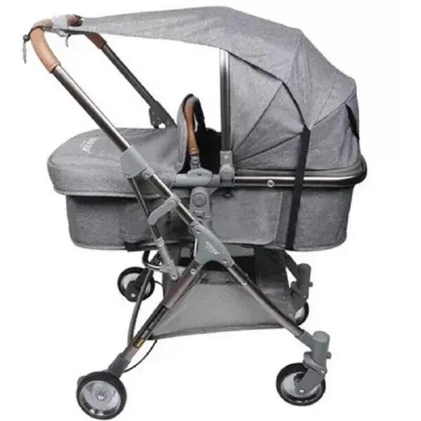 Parasolar, Protectie pentru Landou si Carucior, 72 cm, Gri