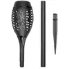 Set 4 Lampi Solare, Autonomie 8 ore, Inaltime 50CM, Rezistenta la intemperii, Design flacara, Clasa de protectie ip65