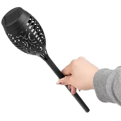 Set 4 Lampi Solare, Autonomie 8 ore, Inaltime 50CM, Rezistenta la intemperii, Design flacara, Clasa de protectie ip65