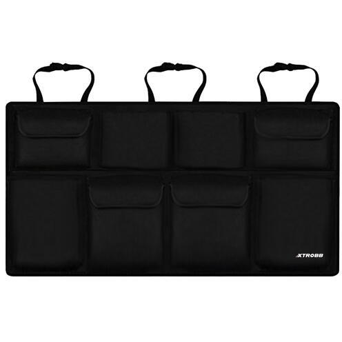 XTROBB Organizator portbagaj auto, Negru 86.5x48cm, 8 Buzunare, Rezistent la apa