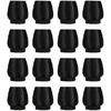 Set protectie pentru picioarele scaunelor, 16 bucati, 12-16 mm, Negru