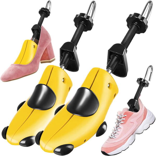 Set 2 Calapoade/Sanuri, Pentru Largit/Alungit Pantofi, Pentru Marimile 39-43, Material ABS, Galben