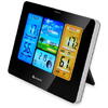 Set Statie meteo fara fir si Transmitator exterior, Ecran mare LCD color, Prognoza meteo, Presiune atmosferica, Temperatura si umiditate interior si exterior, Calendar perpetuu, Ceas electronic cu alarma, Alimentare la retea si baterii