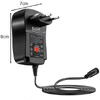 Incarcator universal 30W, 6 capete interschimbabile, 150cm cablu, 3V-12V, USB