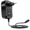 Incarcator universal 30W, 6 capete interschimbabile, 150cm cablu, 3V-12V, USB