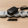 Incarcator universal 30W, 6 capete interschimbabile, 150cm cablu, 3V-12V, USB