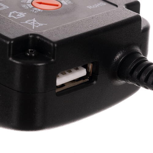 Incarcator universal 30W, 6 capete interschimbabile, 150cm cablu, 3V-12V, USB