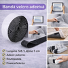 Banda velcro adeziva, Banda cu scai si adeziv, Reutilizabila, Latime 5 cm, Lungime 5 m