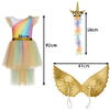 Costum De Halloween Pentru Copii, Unicorn, Marime 130-140, 6-8 Ani, Tinuta Completa, Material Moale, Aspect Atractiv, Universal