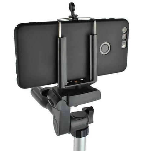 Trepied pentru Smartphone telescopic, Cu Telecomanda, Compatibil Android si IOS nivela si husa inclusa