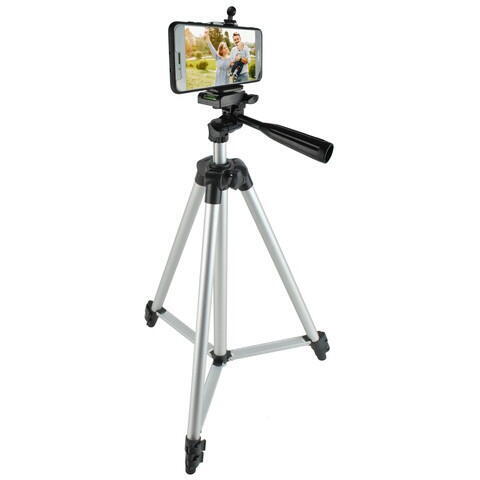 Trepied pentru Smartphone telescopic, Cu Telecomanda, Compatibil Android si IOS nivela si husa inclusa
