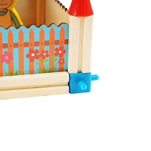 Set constructie din lemn cu 268 piese pentru copii, Micul Arhitect, Educativ si interactiv