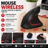 Mouse Ergonomic, Mouse Vertical Wireless Bluetooth (Bt 5.0 + Bt 3.0 + 2.4G), 3 Niveluri De Ajustare Pana La 1200 Dpi, Mouse Wireless Optic Silentios Pentru Laptop/Pc/Mac/Tableta/Ipad (Win/Android/Ios), 6 Butoane