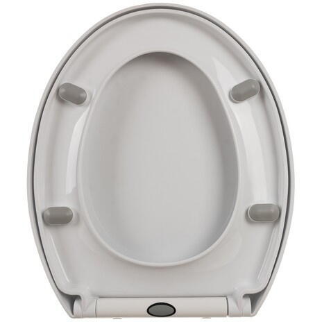 Capac WC cu Soft Close, Sistem Inchidere Lenta, Montaj Universal, Usor de Curatat, Kit de Montaj inclus, Alb