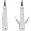 Kit instrumente de retea si tester cabluri 2 in 1, 145 piese, compatibil mufe cabluri retea si telefonice, RJ45/RJ11, husa depozitare, 27 x 15.5 x 6 cm