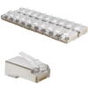 Kit instrumente de retea si tester cabluri 2 in 1, 145 piese, compatibil mufe cabluri retea si telefonice, RJ45/RJ11, husa depozitare, 27 x 15.5 x 6 cm