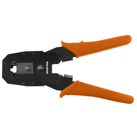Kit instrumente de retea si tester cabluri 2 in 1, 145 piese, compatibil mufe cabluri retea si telefonice, RJ45/RJ11, husa depozitare, 27 x 15.5 x 6 cm