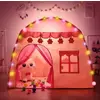 Cort pentru copii cu LED, 126x130x90cm, 20 lumini, multicolor