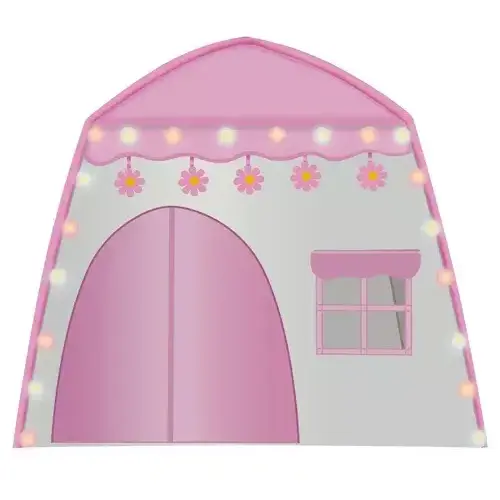 Cort pentru copii cu LED, 126x130x90cm, 20 lumini, multicolor